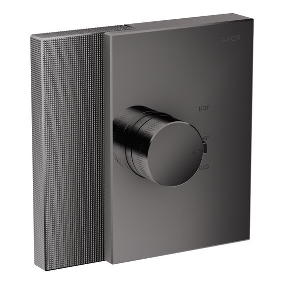 Hansgrohe AXOR Edge Thermostat HighFlow, 59l/min, Unterputz, Diamantschliff, Polished Black Chrome