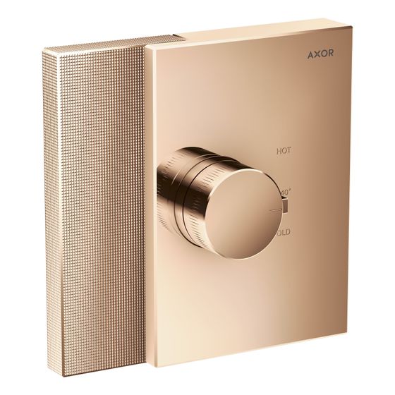 Hansgrohe AXOR Edge Thermostat HighFlow, 59l/min, Unterputz, Diamantschliff, Polished Red Gold