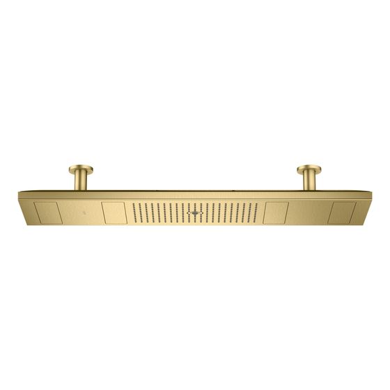 Hansgrohe AXOR ShowerSolutions ShowerHeaven, 21l/min, 1200x300mm, 4jet, Lichtmodul 5000 K, Brushed Brass