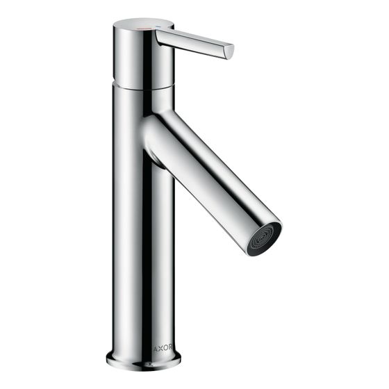Hansgrohe AXOR Starck Einhebel-Waschtischmischer 100mm, 3,5l/min, CoolStart, Hebelgriff, Zugstangen-Ablaufgarnitur, Chrom