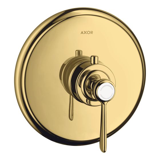Hansgrohe AXOR Montreux Thermostat HighFlow Unterputz, 59l/min, Hebelgriff, Polished Gold Optic