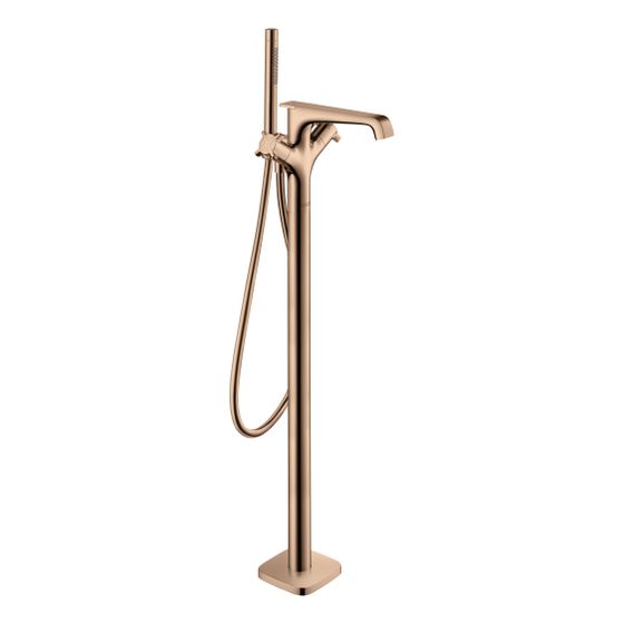 Hansgrohe AXOR Citterio E Wannenthermostat bodenstehend, 2 Verbraucher, Polished Red Gold