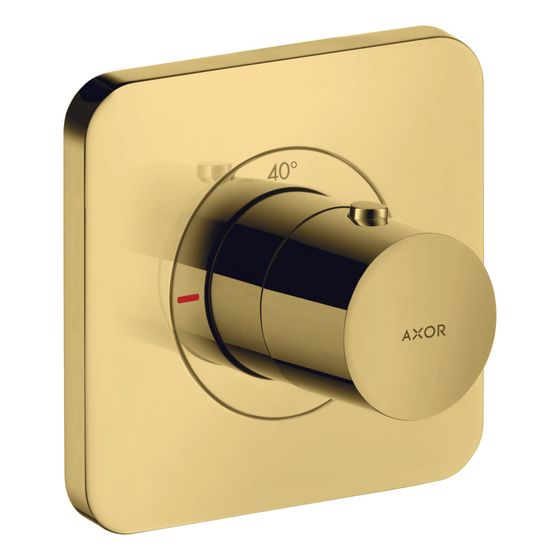 Hansgrohe AXOR Citterio E Thermostat 120x120mm, UP, DN 20, Polished Gold Optic