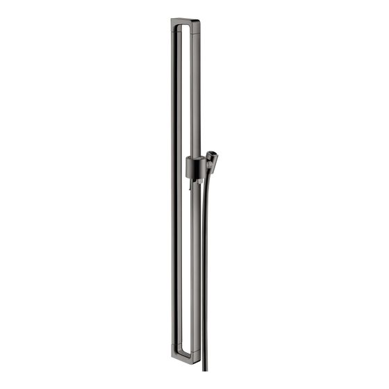 Hansgrohe AXOR Citterio E Brausestange 90cm, Brauseschlauch 160cm, Polished Black Chrome