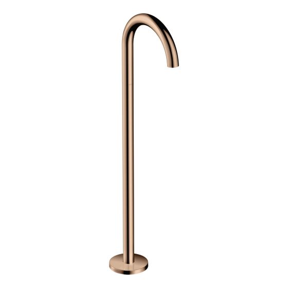 Hansgrohe AXOR Uno Wanneneinlauf, 18l/min, gebogen bodenstehend, Polished Red Gold