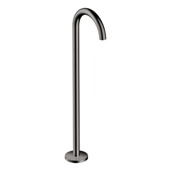 Hansgrohe AXOR Uno Wanneneinlauf, 18l/min, gebogen bodenstehend, Polished Black Chrome