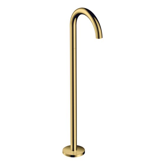 Hansgrohe AXOR Uno Wanneneinlauf, 18l/min, gebogen bodenstehend, Polished Gold Optic