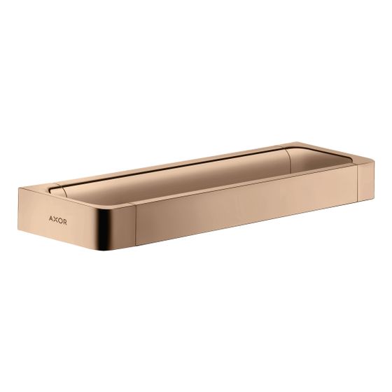 Hansgrohe AXOR Universal Softsquare Reling Haltestange 374mm, Metall, Polished Red Gold