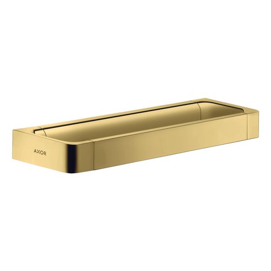 Hansgrohe AXOR Universal Softsquare Reling Haltestange 374mm, Metall, Polished Gold Optic