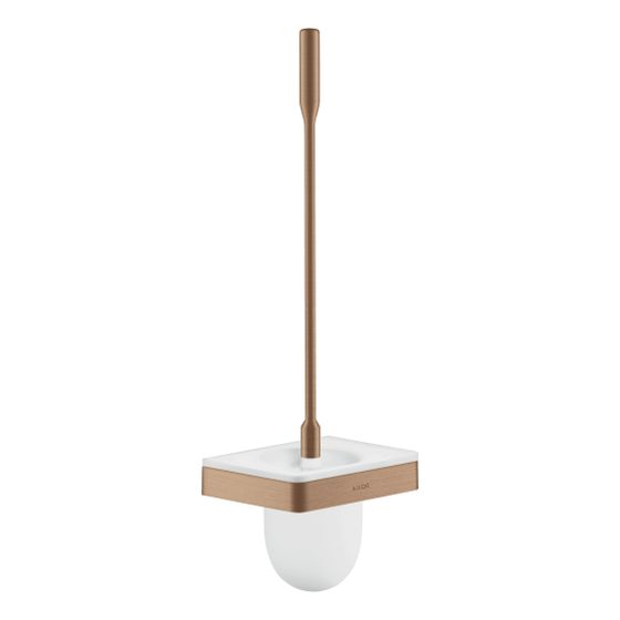 Hansgrohe AXOR Universal Softsquare Toilettenbürstenhalter Wandmontage, Brushed Red Gold