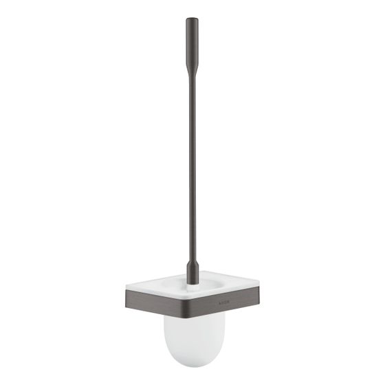 Hansgrohe AXOR Universal Softsquare Toilettenbürstenhalter Wandmontage, Brushed Black Chrome