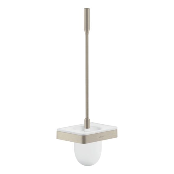 Hansgrohe AXOR Universal Softsquare Toilettenbürstenhalter Wandmontage, Brushed Nickel