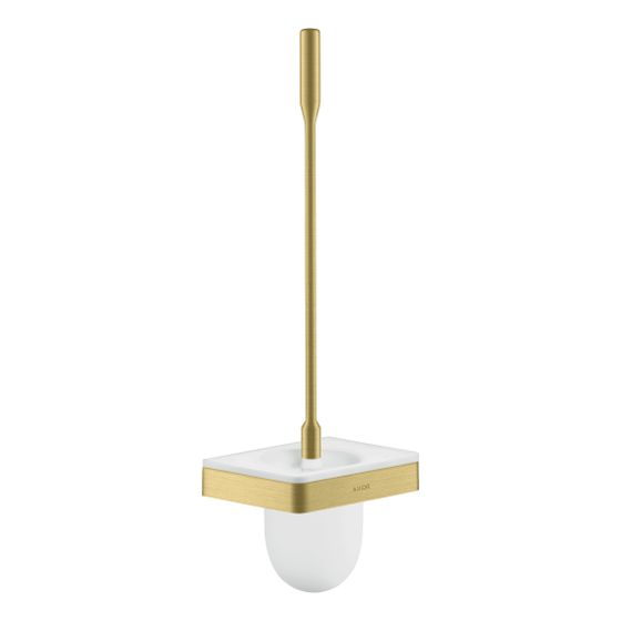 Hansgrohe AXOR Universal Softsquare Toilettenbürstenhalter Wandmontage, Brushed Brass