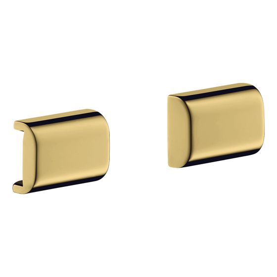 Hansgrohe AXOR Universal Softsquare Abdeckung für Reling, Polished Gold Optic