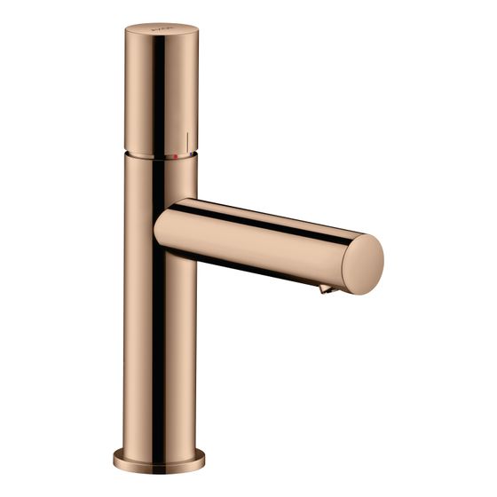 Hansgrohe AXOR Uno Einhebel-Waschtischmischer 110mm, 5l/min, Zerogriff, Ablaufgarnitur, Polished Red Gold
