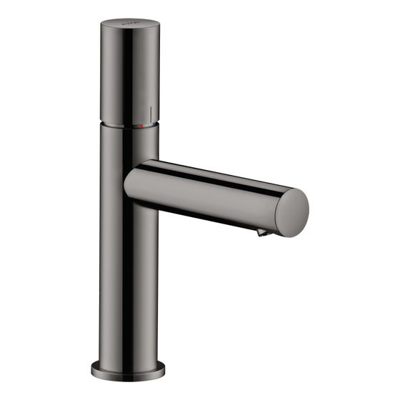 Hansgrohe AXOR Uno Einhebel-Waschtischmischer 110mm, 5l/min, Zerogriff, Ablaufgarnitur, Polished Black Chrome
