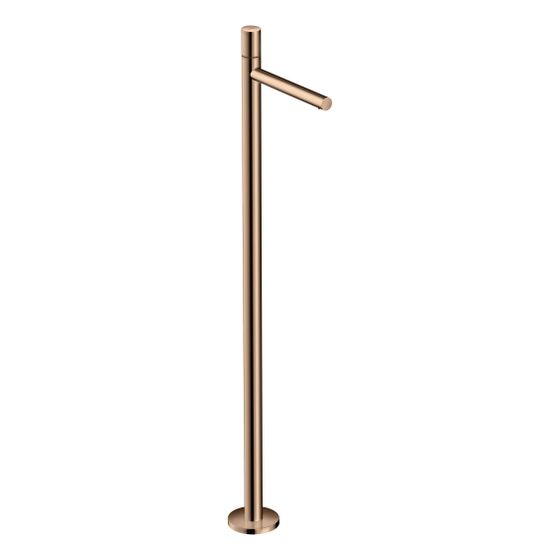 Hansgrohe AXOR Uno Einhebel-Waschtischmischer bodenstehend, 5l/min, Zerogriff ohne Ablaufgarnitur, Polished Red Gold