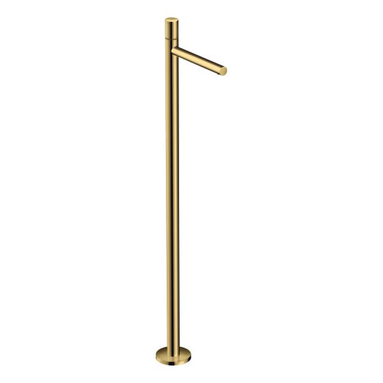 Hansgrohe AXOR Uno Einhebel-Waschtischmischer bodenstehend, 5l/min, Zerogriff ohne Ablaufgarnitur, Polished Gold Optic