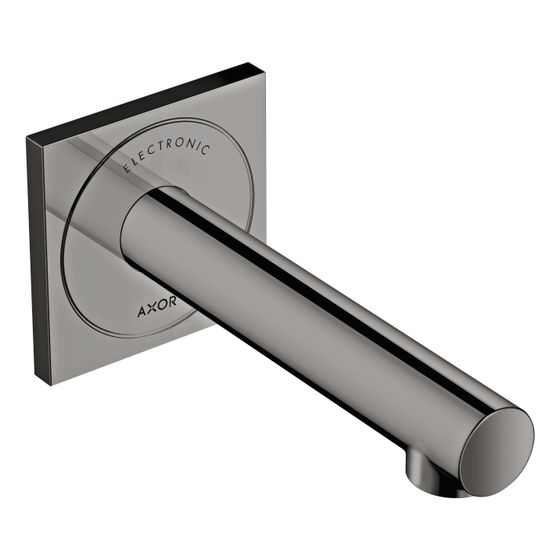 Hansgrohe AXOR Uno Elektronik-Waschtischmischer, 5l/min, UP für Wandmontage, Auslauf 161mm, Polished Black Chrome