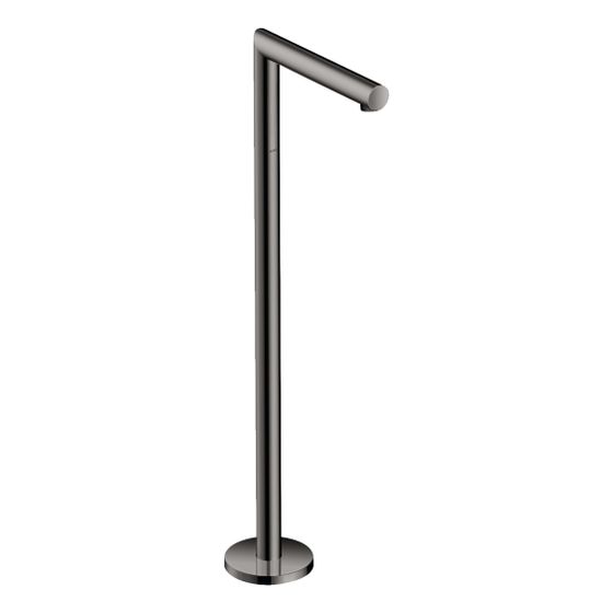 Hansgrohe AXOR Uno Wanneneinlauf, 18l/min, gerade bodenstehend, Polished Black Chrome