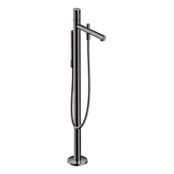 Hansgrohe AXOR Uno Einhebel-Wannenmischer bodenstehend, 18l/min, Zerogriff, Polished Black Chrome