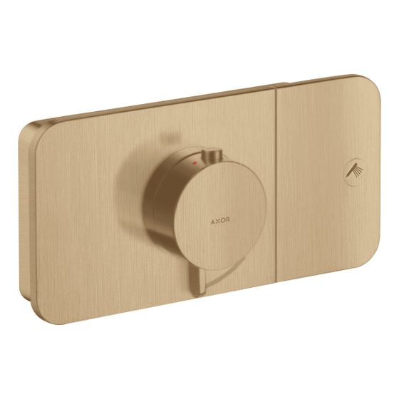 Hansgrohe AXOR One Thermostatmodul Unterputz, 24l/min, für 1 Verbraucher, Brushed Bronze