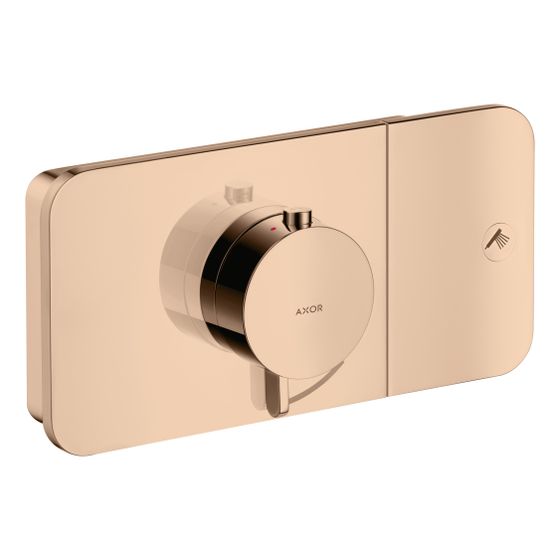Hansgrohe AXOR One Thermostatmodul Unterputz, 24l/min, für 1 Verbraucher, Polished Red Gold