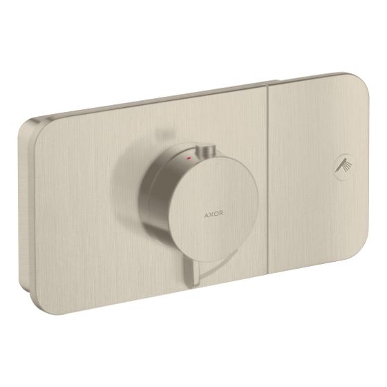 Hansgrohe AXOR One Thermostatmodul Unterputz, 24l/min, für 1 Verbraucher, Brushed Nickel