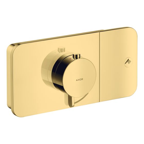 Hansgrohe AXOR One Thermostatmodul Unterputz, 24l/min, für 1 Verbraucher, Polished Gold Optic