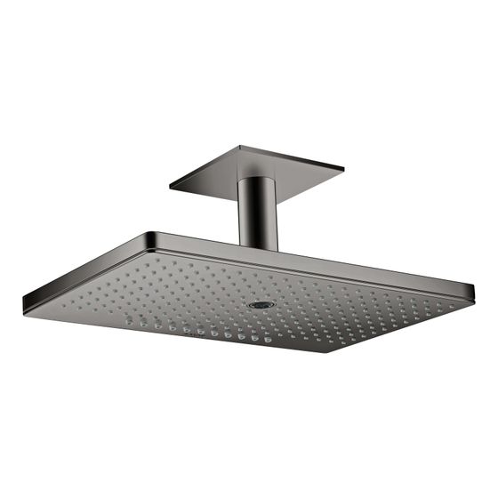 Hansgrohe AXOR ShowerSolutions Kopfbrause, 23l/min, 460x300mm, 3jet, Deckenanschluss, Polished Black Chrome