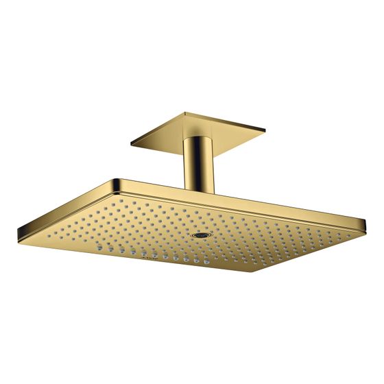 Hansgrohe AXOR ShowerSolutions Kopfbrause, 23l/min, 460x300mm, 3jet, Deckenanschluss, Polished Gold Optic