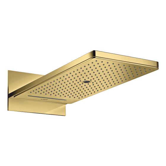 Hansgrohe AXOR ShowerSolutions Kopfbrause, 22l/min, 250x580mm 3jet, Polished Gold Optic