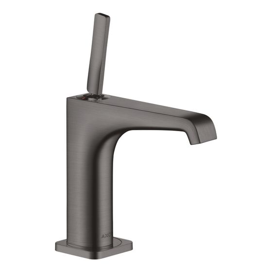 Hansgrohe AXOR Citterio E Einhebel-Waschtischmischer 130mm, Pin-Griff, Ablaufgarnitur, Brushed Black Chrome
