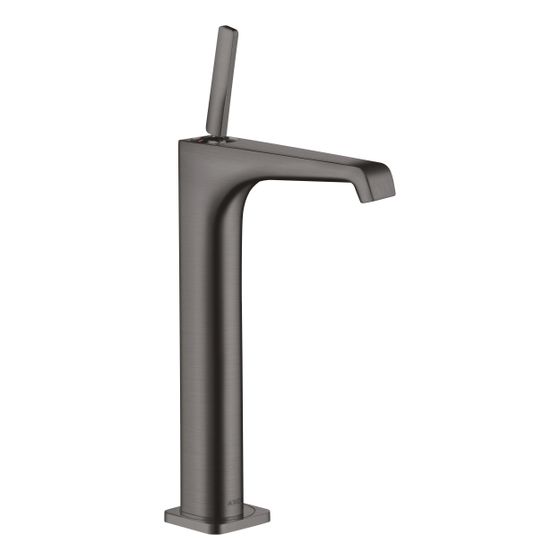 Hansgrohe AXOR Citterio E Einhebel-Waschtischmischer 250mm, Pin-Griff, Ablaufgarnitur für AufsatzWT, Brushed Black Chrome