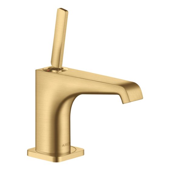 Hansgrohe AXOR Citterio E Standventil 90, Pin-Griff ohne Ablaufgarnitur, Ausladung 135mm, Brushed Gold Optic