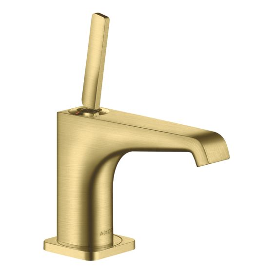Hansgrohe AXOR Citterio E Standventil 90, Pin-Griff ohne Ablaufgarnitur, Ausladung 135mm, Brushed Brass