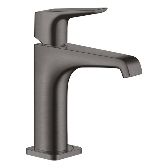 Hansgrohe AXOR Citterio E Einhebel-Waschtischmischer 130mm, Hebelgriff, Ablaufgarnitur, Brushed Black Chrome