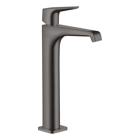 Hansgrohe AXOR Citterio E Einhebel-Waschtischmischer 250mm, Hebelgriff, Ablaufgarnitur für AufsatzWT, Brushed Black Chrome