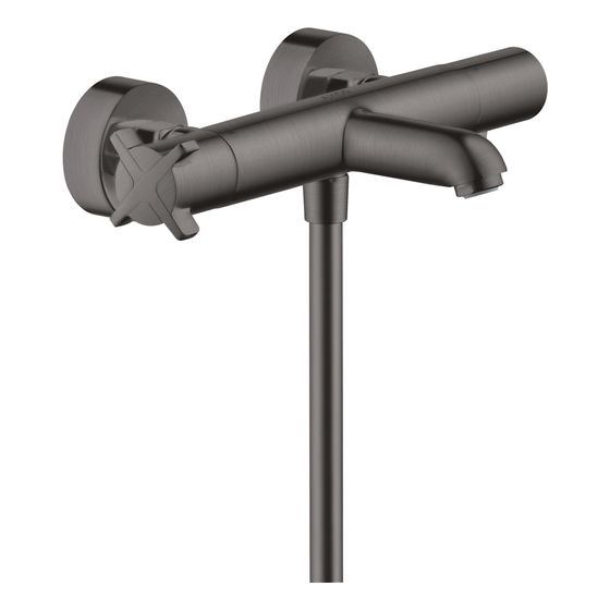 Hansgrohe AXOR Citterio E Wannenthermostat Aufputz, 2 Verbraucher, Brushed Black Chrome