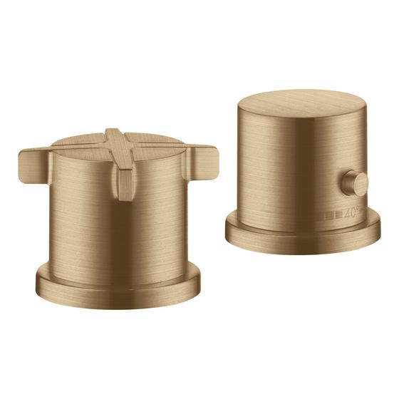 Hansgrohe AXOR Thermostat-Wannenrandarmatur Citterio E, DN 15, Brushed Bronze