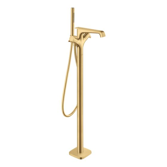 Hansgrohe AXOR Citterio E Wannenthermostat bodenstehend, 2 Verbraucher, Brushed Gold Optic
