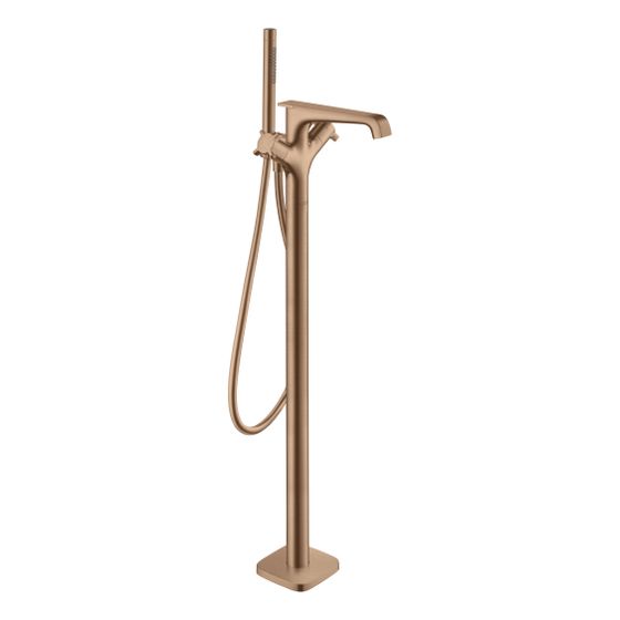 Hansgrohe AXOR Citterio E Wannenthermostat bodenstehend, 2 Verbraucher, Brushed Red Gold
