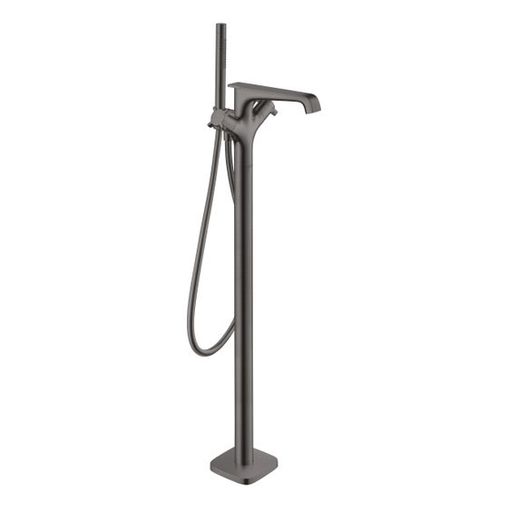 Hansgrohe AXOR Citterio E Wannenthermostat bodenstehend, 2 Verbraucher, Brushed Black Chrome