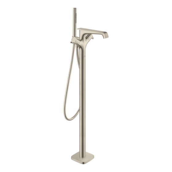 Hansgrohe AXOR Citterio E Wannenthermostat bodenstehend, 2 Verbraucher, Brushed Nickel