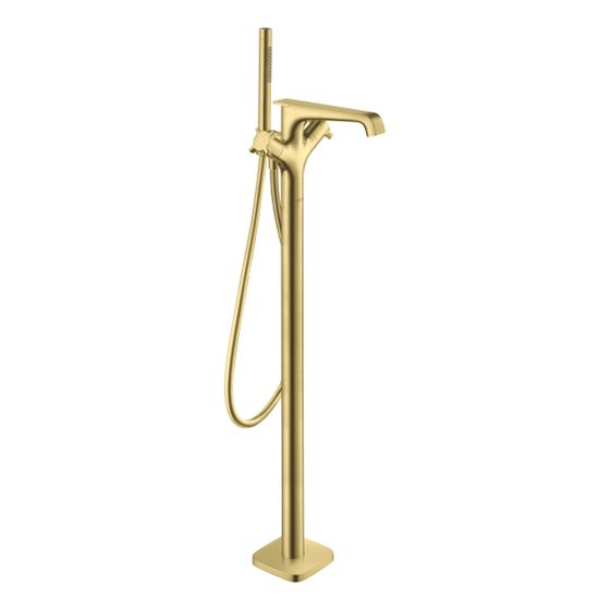 Hansgrohe AXOR Citterio E Wannenthermostat bodenstehend, 2 Verbraucher, Brushed Brass