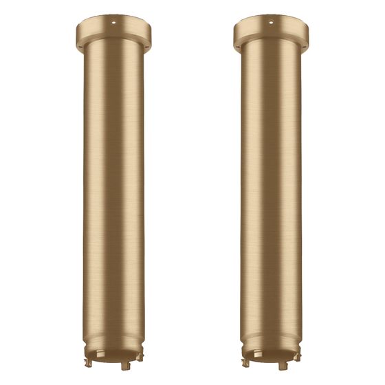 Hansgrohe AXOR ShowerSolutions Verlängerung Set 230mm für Deckenbefestigung ShowerHeaven 1200x300mm, 4jet, Brushed Bronze