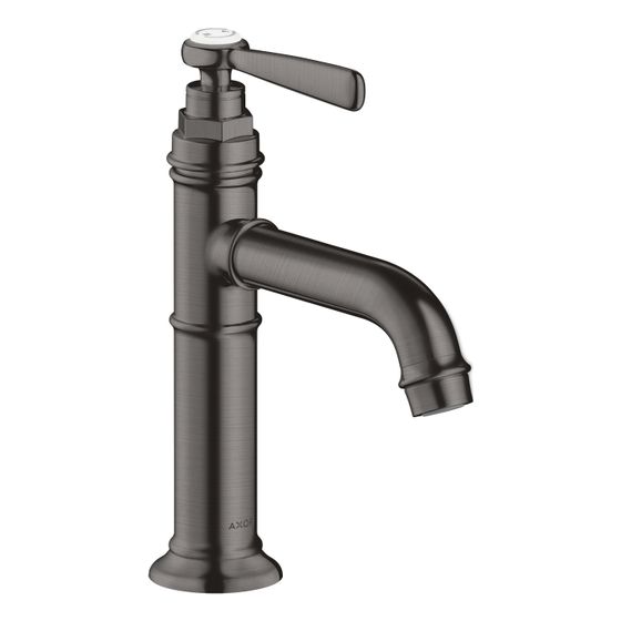 Hansgrohe AXOR Montreux Einhebel-Waschtischmischer 100mm, 5l/min, Hebelgriff, Ablaufgarnitur, Brushed Black Chrome