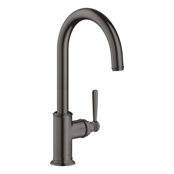 Hansgrohe AXOR Montreux Einhebel-Küchenmischer 260mm, 11l/min, Schwenkauslauf, Brushed Black Chrome