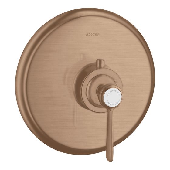 Hansgrohe AXOR Montreux Thermostat Unterputz, 43l/min, Hebelgriff, Brushed Red Gold