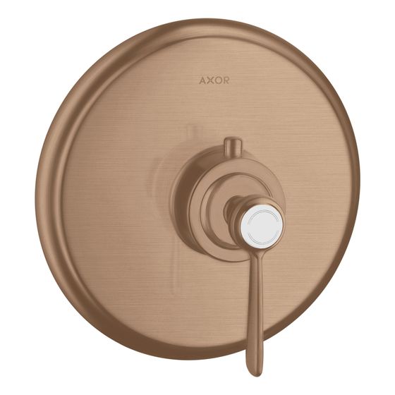 Hansgrohe AXOR Montreux Thermostat HighFlow Unterputz, 59l/min, Hebelgriff, Brushed Red Gold